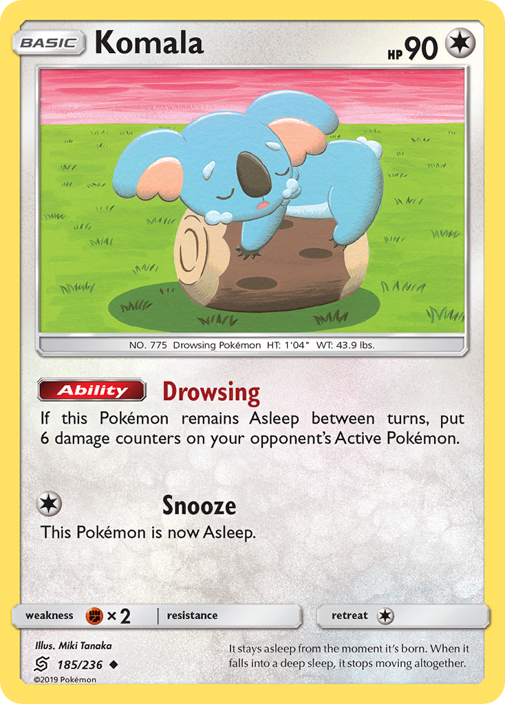 Komala (185/236) [Sun & Moon: Unified Minds] | North Game Den