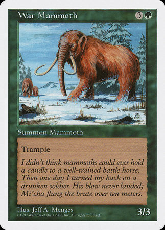 War Mammoth [Fifth Edition] | North Game Den