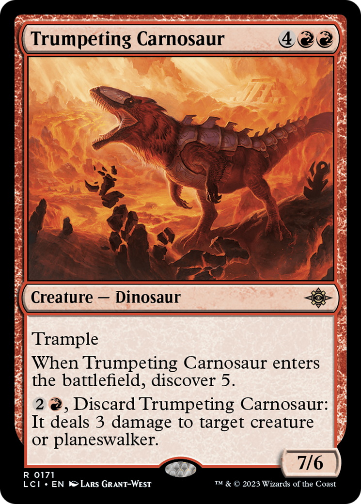 Trumpeting Carnosaur [The Lost Caverns of Ixalan] | North Game Den