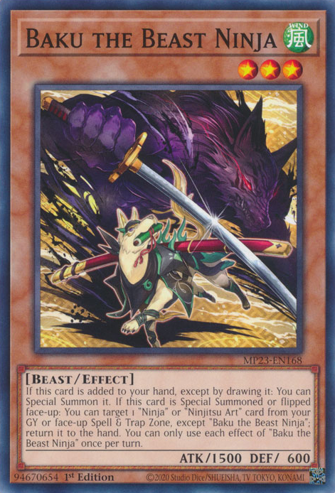 Baku the Beast Ninja [MP23-EN168] Common | North Game Den