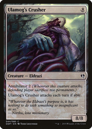 Ulamog's Crusher [Duel Decks: Zendikar vs. Eldrazi] | North Game Den