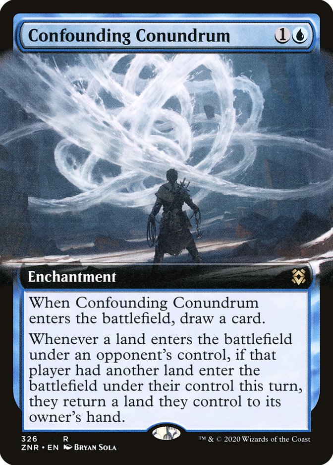 Confounding Conundrum (Extended Art) [Zendikar Rising] | North Game Den