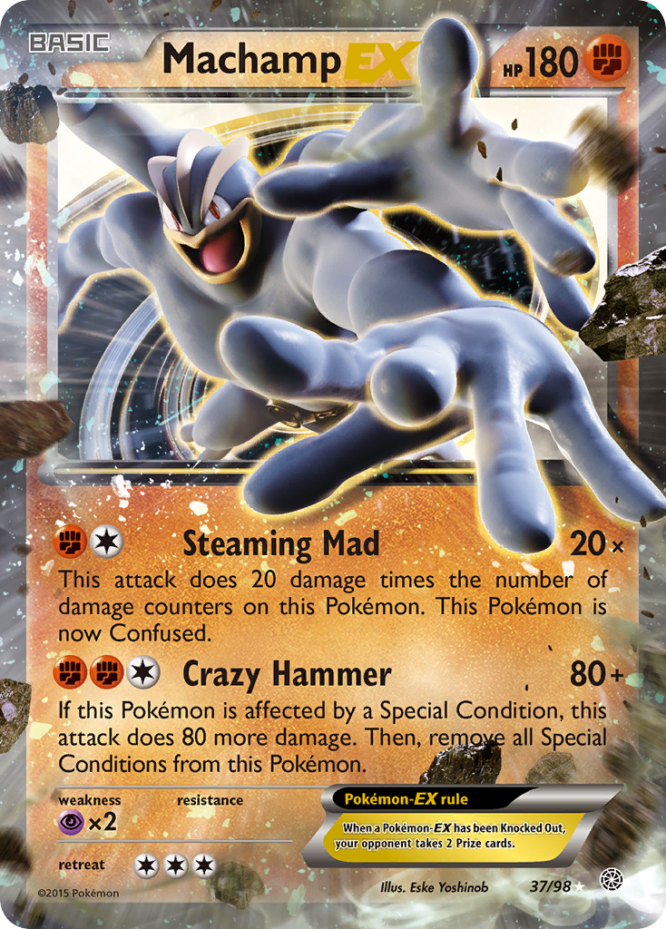 Machamp EX (37/98) [XY: Ancient Origins] | North Game Den