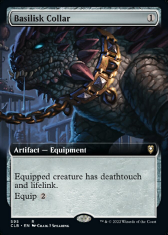 Basilisk Collar (Extended Art) [Commander Legends: Battle for Baldur's Gate] | North Game Den
