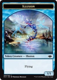 Illusion (005) // Construct (017) Double-sided Token [Modern Horizons Tokens] | North Game Den