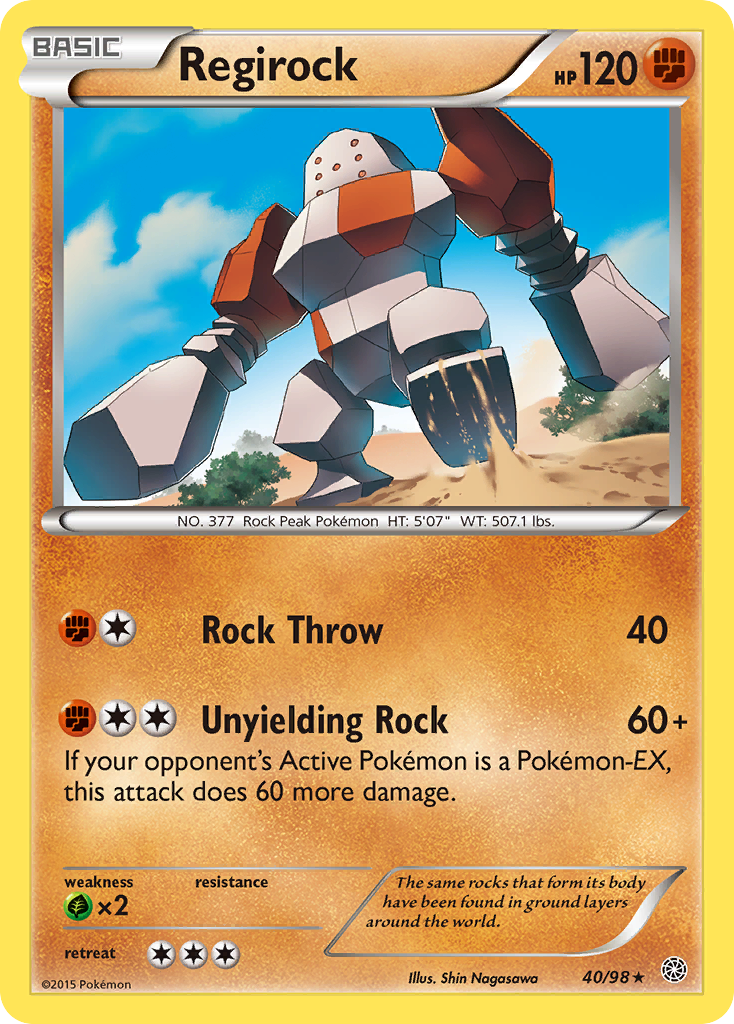 Regirock (40/98) [XY: Ancient Origins] | North Game Den