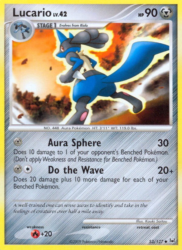 Lucario (53/127) [Platinum: Base Set] | North Game Den