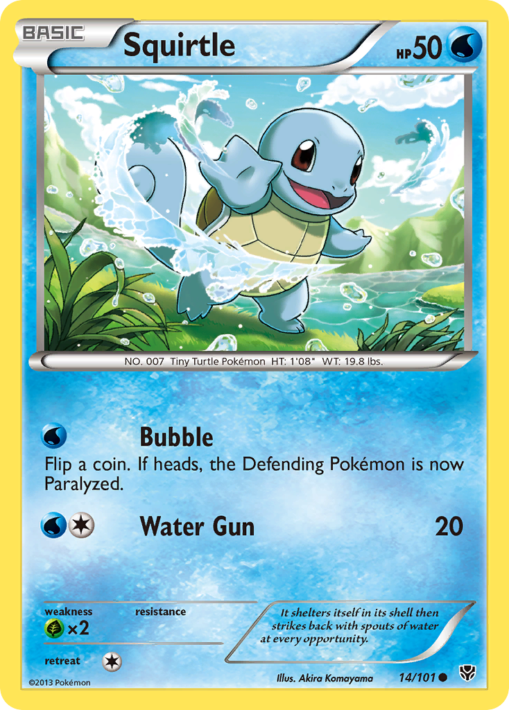 Squirtle (14/101) [Black & White: Plasma Blast] | North Game Den