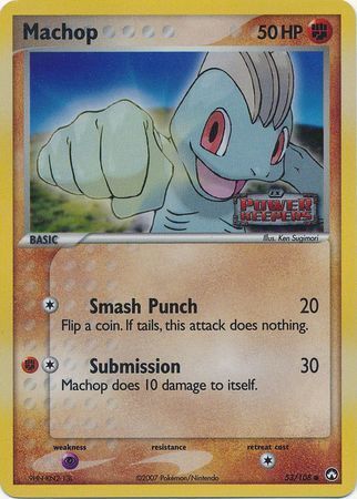 Machop (53/108) (Stamped) [EX: Power Keepers] | North Game Den