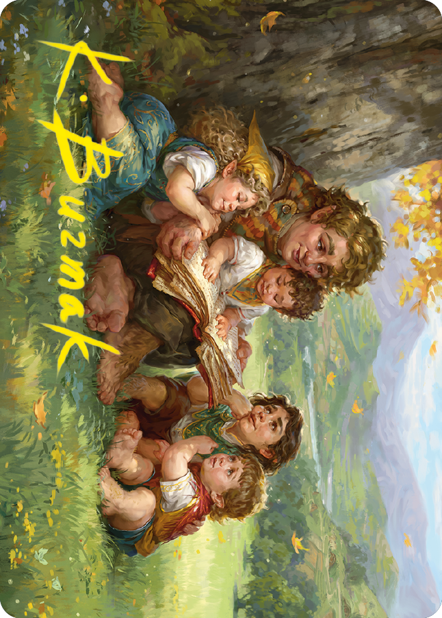 Samwise Gamgee Art Card (19/81) (Gold-Stamped Signature) [The Lord of the Rings: Tales of Middle-earth Art Series] | North Game Den