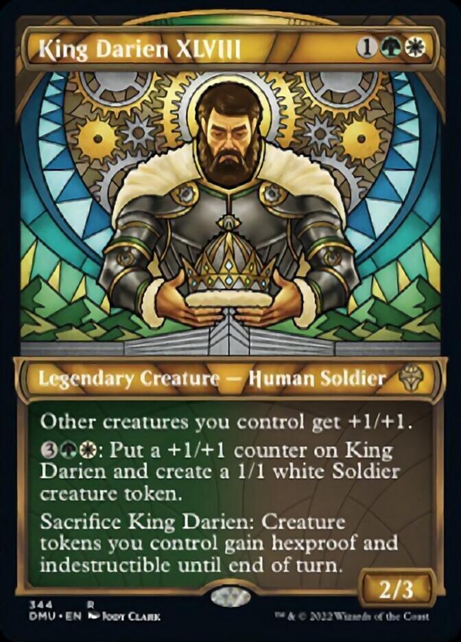 King Darien XLVIII (Showcase Textured) [Dominaria United] | North Game Den