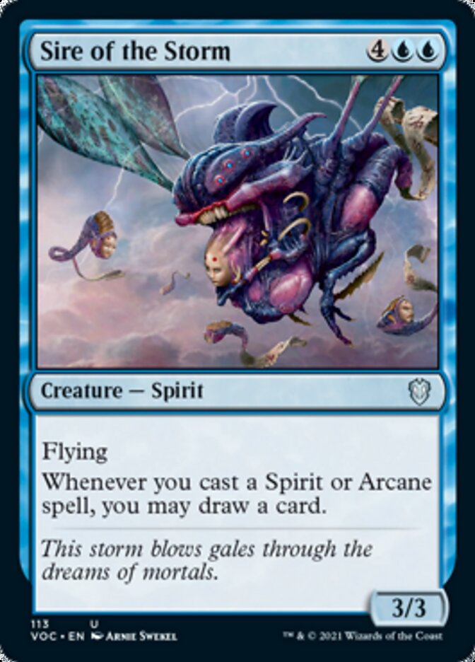 Sire of the Storm [Innistrad: Crimson Vow Commander] | North Game Den