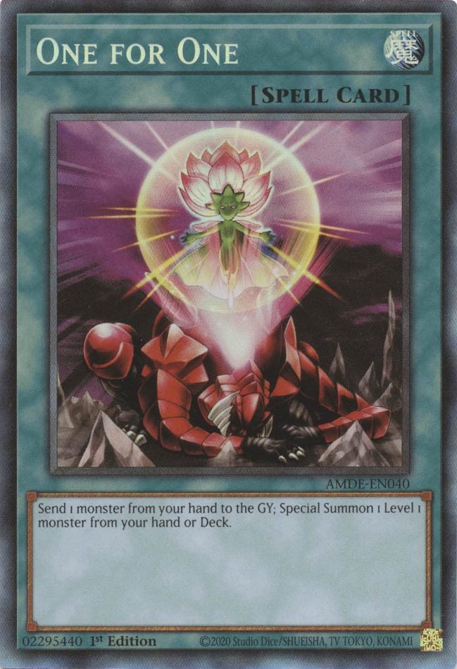 One for One [AMDE-EN040] Collector's Rare | North Game Den