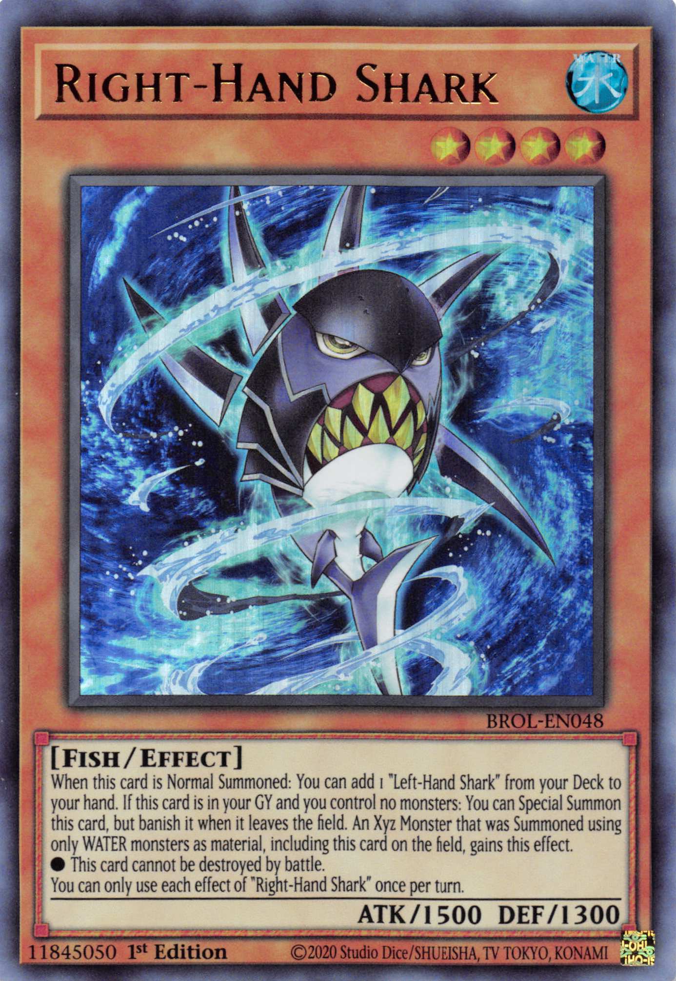Right-Hand Shark [BROL-EN048] Ultra Rare | North Game Den