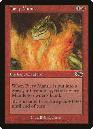 Fiery Mantle [Urza's Saga] | North Game Den