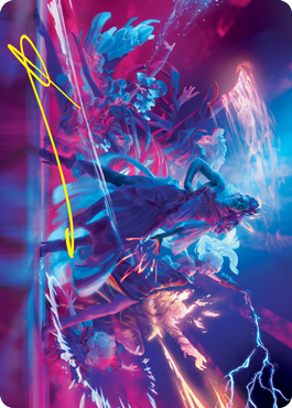 Prismari Command Art Card (Gold-Stamped Signature) [Strixhaven: School of Mages Art Series] | North Game Den