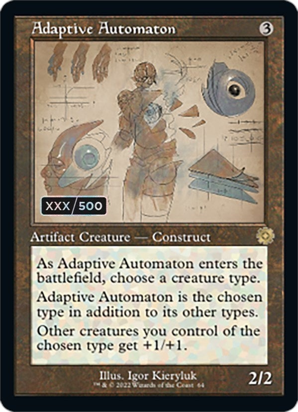 Adaptive Automaton (Retro Schematic) (Serial Numbered) [The Brothers' War Retro Artifacts] | North Game Den