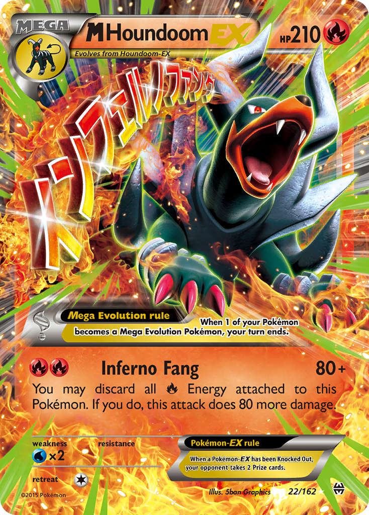 M Houndoom EX (22/162) [XY: BREAKthrough] | North Game Den