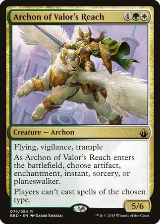 Archon of Valor's Reach [Battlebond] | North Game Den