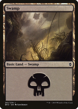 Swamp (261) [Battle for Zendikar] | North Game Den