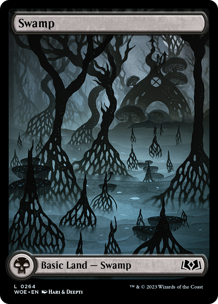 Swamp (264) (Full-Art) [Wilds of Eldraine] | North Game Den