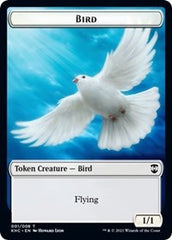 Bird // Spirit Double-sided Token [Kaldheim Commander Tokens] | North Game Den