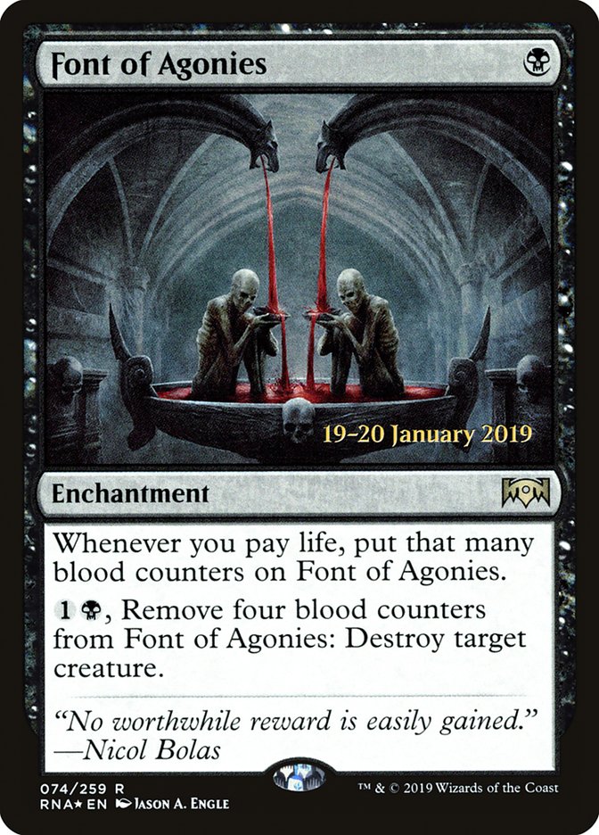 Font of Agonies [Ravnica Allegiance Prerelease Promos] | North Game Den