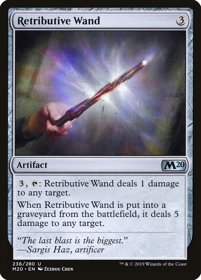 Retributive Wand [Core Set 2020] | North Game Den