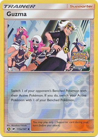 Guzma (115a/147) (Regional Championship Promo) [Sun & Moon: Burning Shadows] | North Game Den