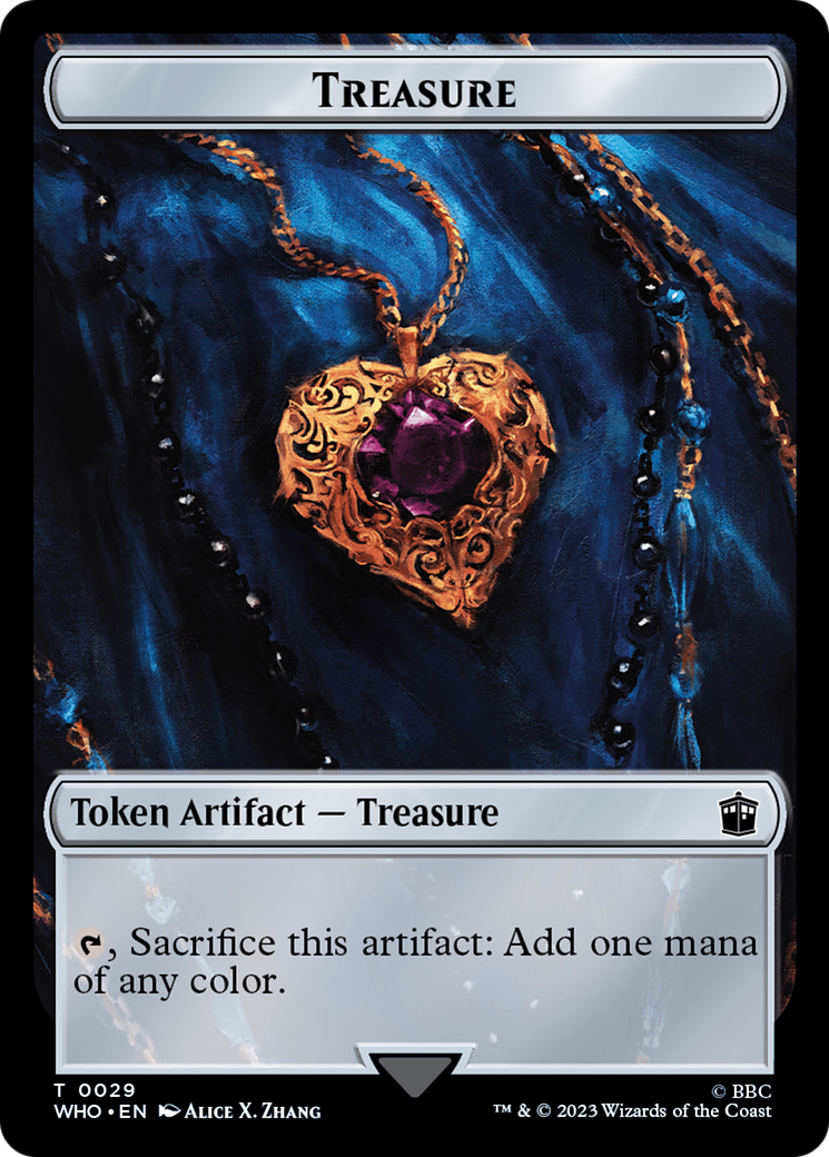 Copy // Treasure (0029) Double-Sided Token [Doctor Who Tokens] | North Game Den
