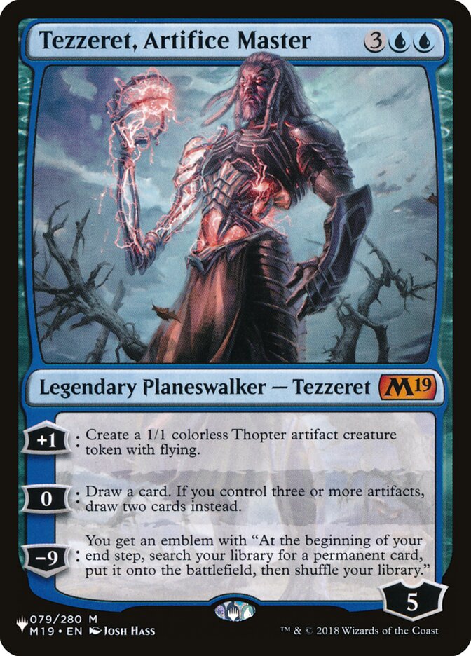 Tezzeret, Artifice Master [The List] | North Game Den