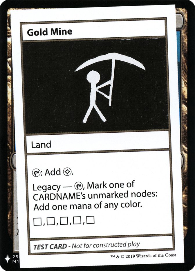 Gold Mine [Mystery Booster Playtest Cards] | North Game Den