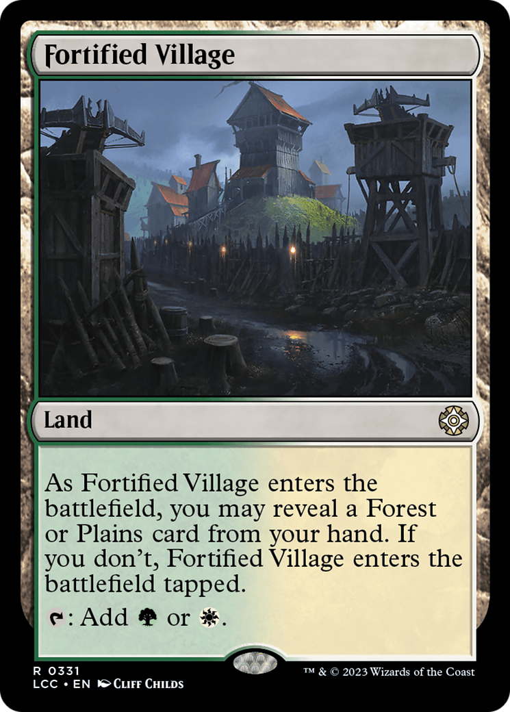 Fortified Village [The Lost Caverns of Ixalan Commander] | North Game Den