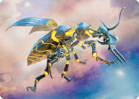 Zabaz, the Glimmerwasp Art Card [Modern Horizons 2 Art Series] | North Game Den