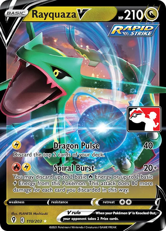 Rayquaza V (110/203) [Prize Pack Series One] | North Game Den