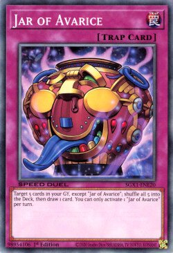 Jar of Avarice [SGX1-ENE20] Common | North Game Den