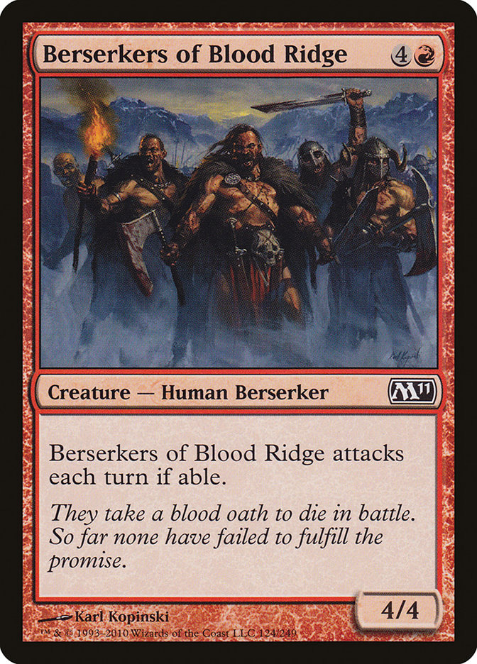 Berserkers of Blood Ridge [Magic 2011] | North Game Den