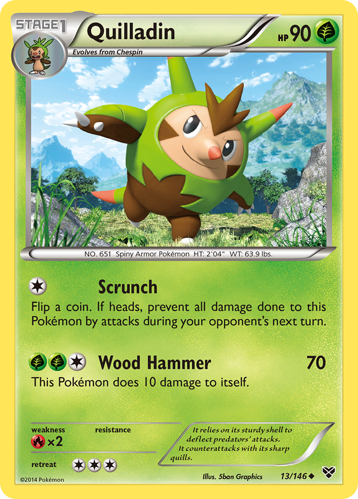 Quilladin (13/146) [XY: Base Set] | North Game Den