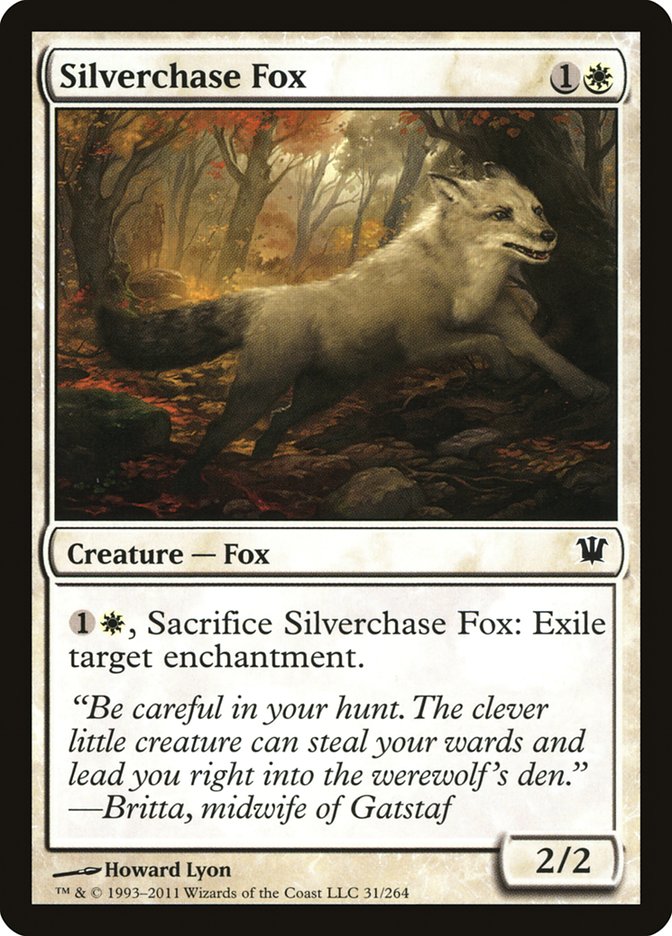 Silverchase Fox [Innistrad] | North Game Den