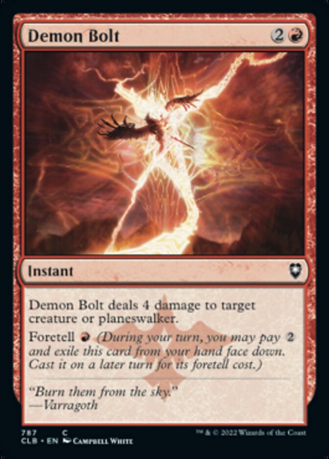 Demon Bolt [Commander Legends: Battle for Baldur's Gate] | North Game Den