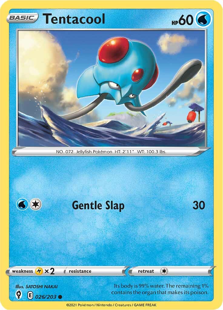 Tentacool (026/203) [Sword & Shield: Evolving Skies] | North Game Den