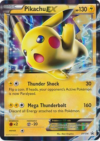 Pikachu EX (XY174) (Jumbo Card) [XY: Black Star Promos] | North Game Den