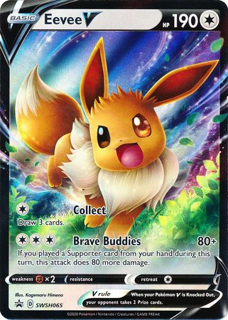 Eevee V (SWSH065) [Sword & Shield: Black Star Promos] | North Game Den