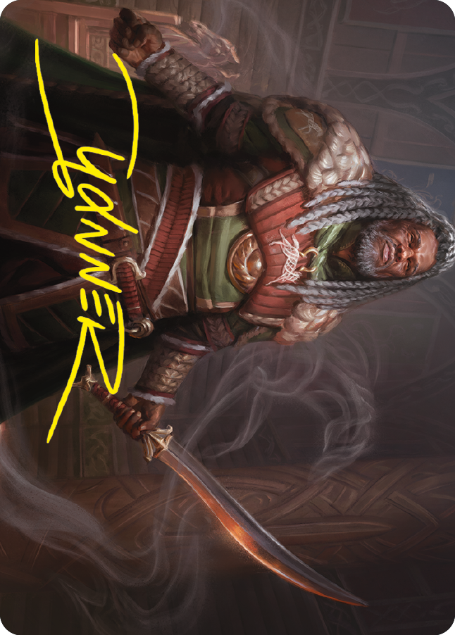 Theoden, King of Rohan Art Card (Gold-Stamped Signature) [The Lord of the Rings: Tales of Middle-earth Art Series] | North Game Den