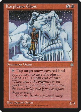 Karplusan Giant [Ice Age] | North Game Den