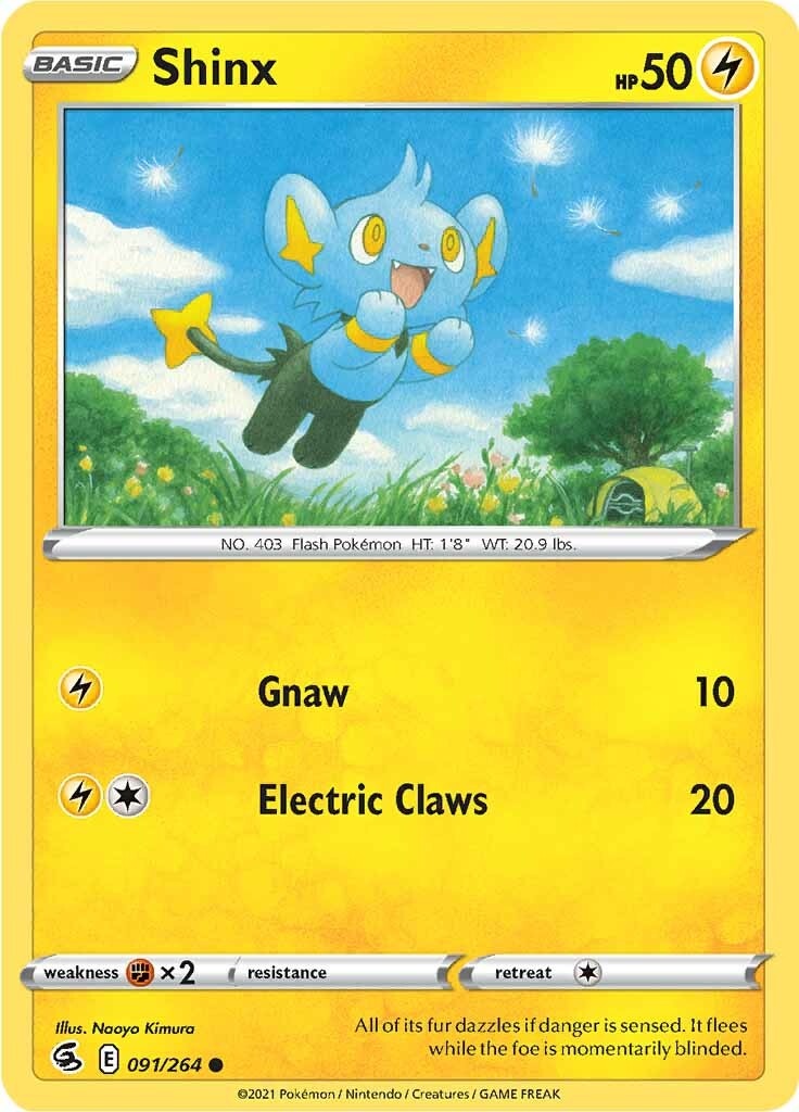 Shinx (091/264) [Sword & Shield: Fusion Strike] | North Game Den