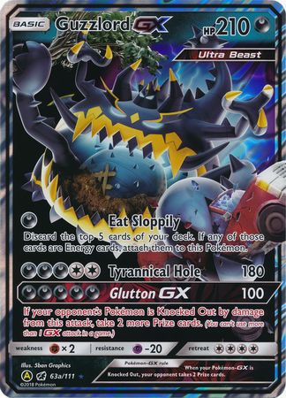 Guzzlord GX (63a/111) (Jumbo Card) [Sun & Moon: Crimson Invasion] | North Game Den