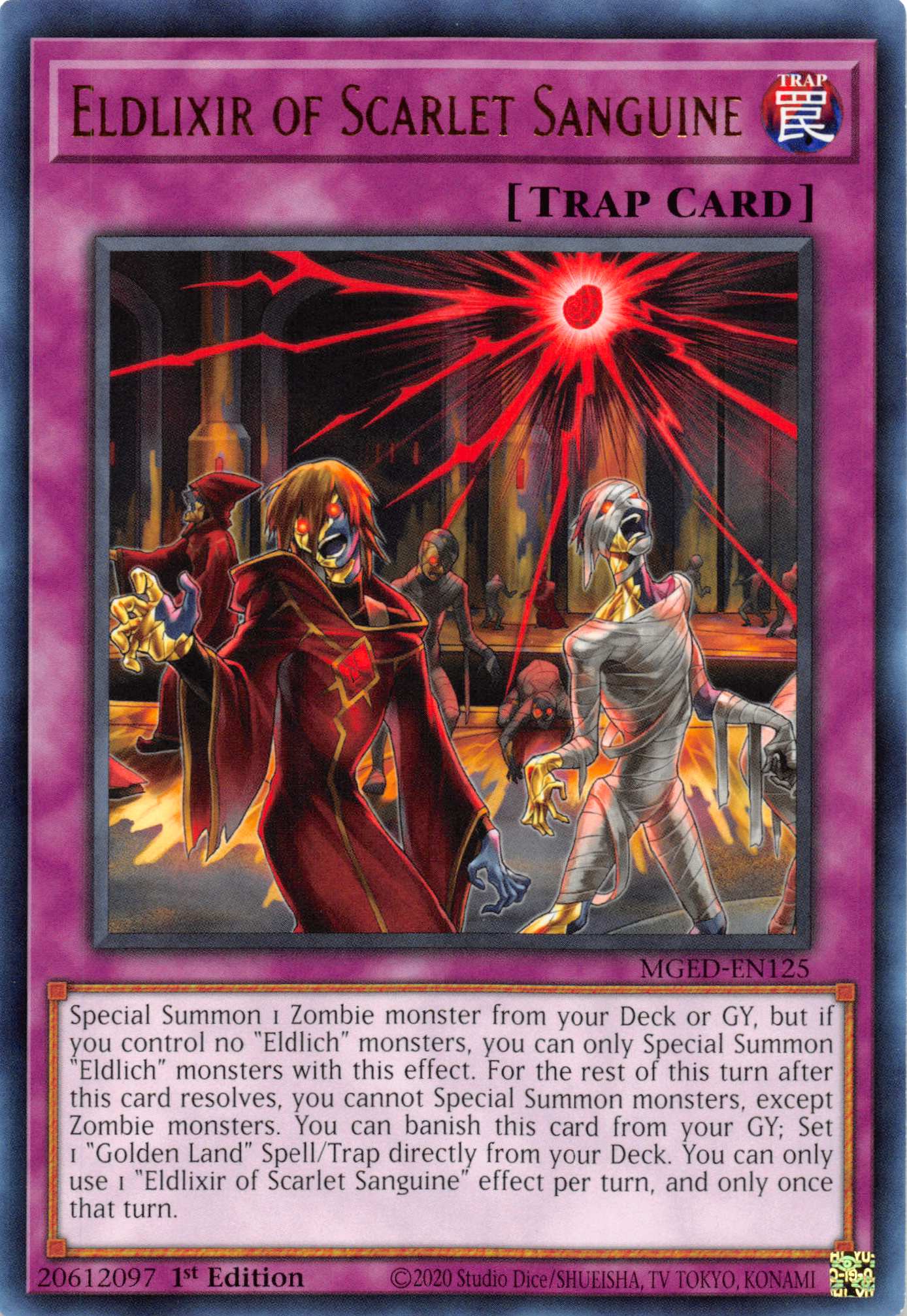 Eldlixir of Scarlet Sanguine [MGED-EN125] Rare | North Game Den