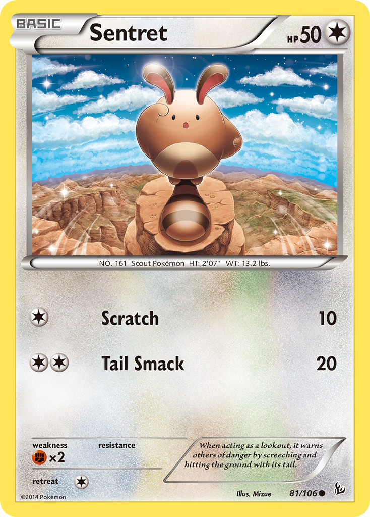 Sentret (81/106) [XY: Flashfire] | North Game Den