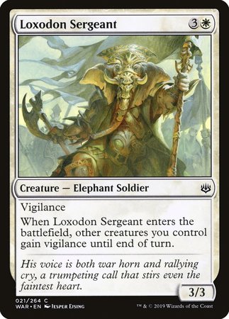 Loxodon Sergeant [War of the Spark] | North Game Den